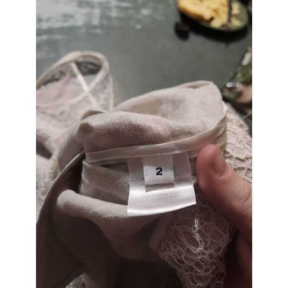 Rachel Comey Flame Lace and Linen Dress sz 2 - Picture 5 of 5